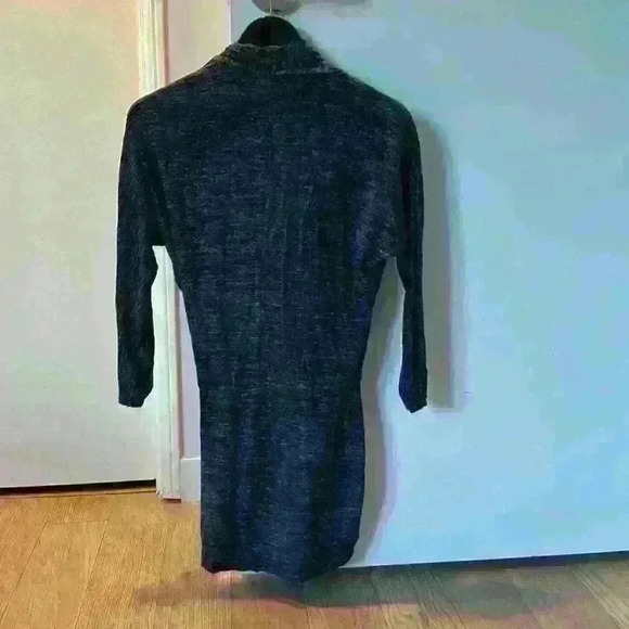 Banana Republic Blue V Neck Long Sleeve Sweater Dress - Picture 3 of 3